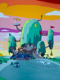 Adventure Time Canvas Painting - Large
