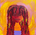 Haunted Woman Canvas Painting - Large
