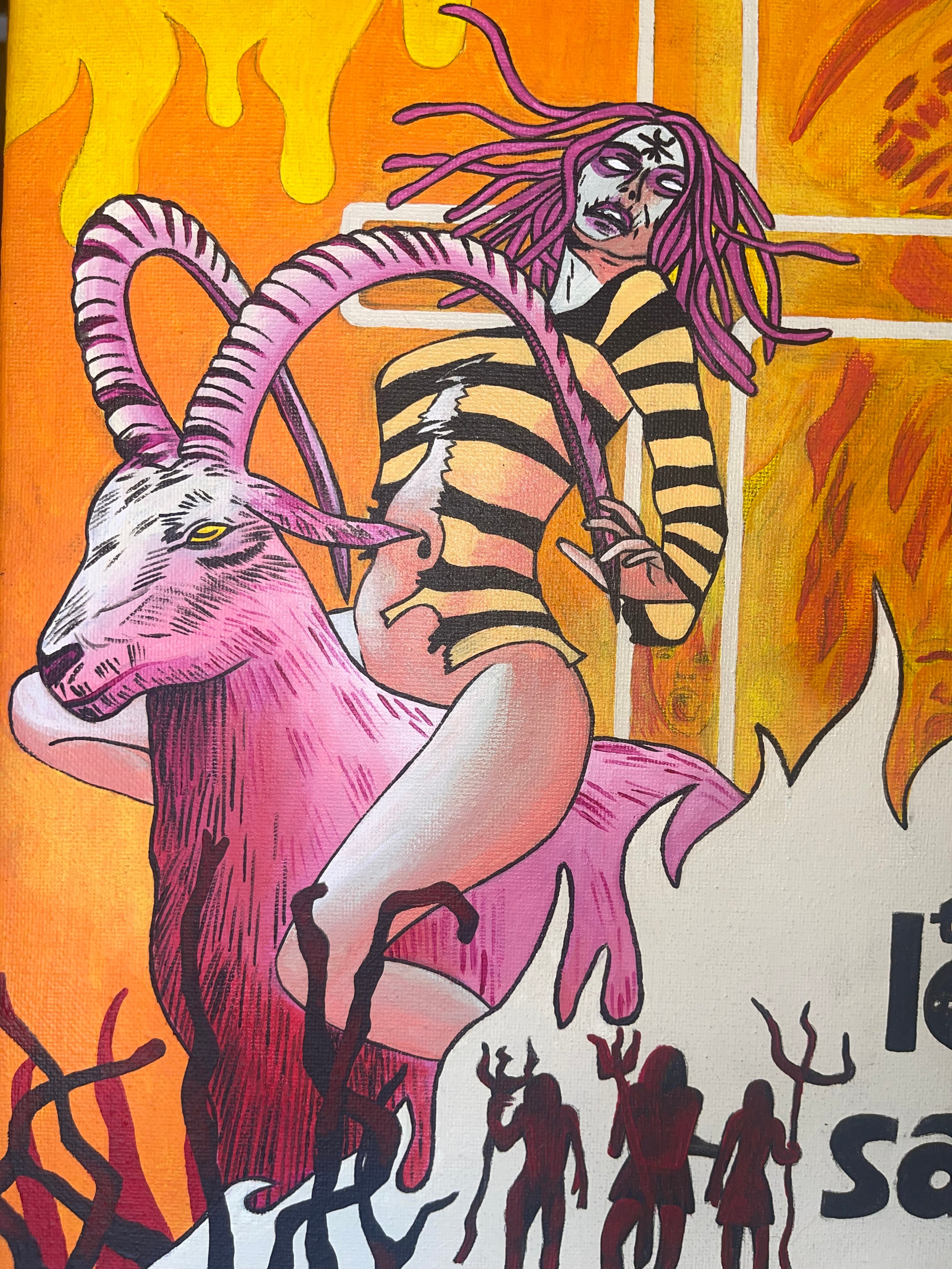 Lords of Salem Canvas Painting - Medium