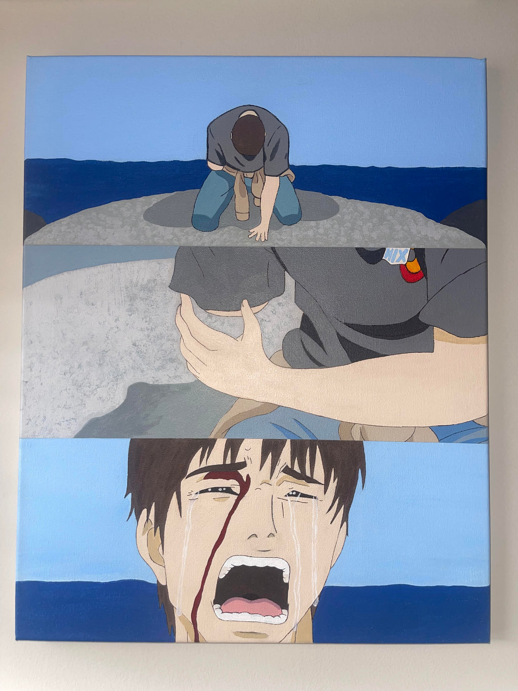 Parasyte Anime Canvas Painting - Large