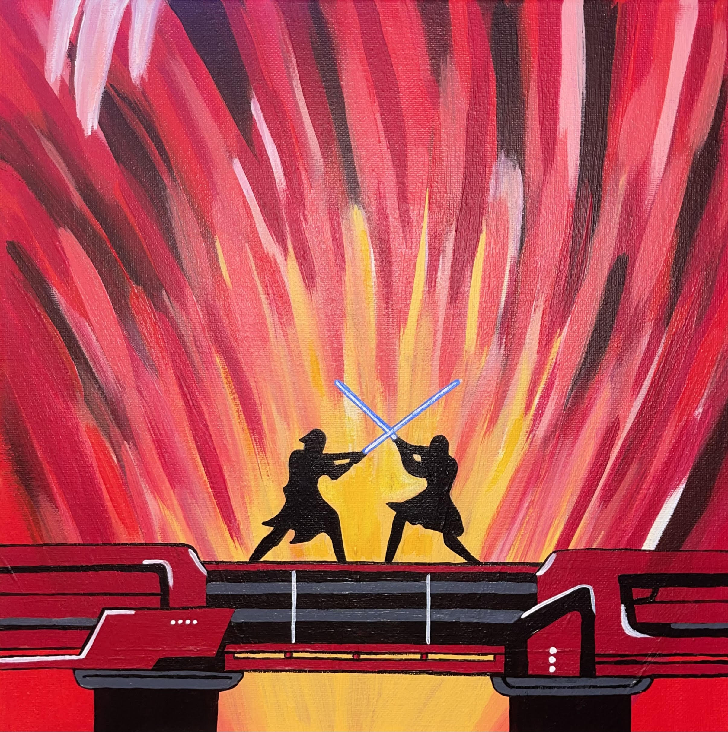 Star Wars Canvas Painting - Medium
